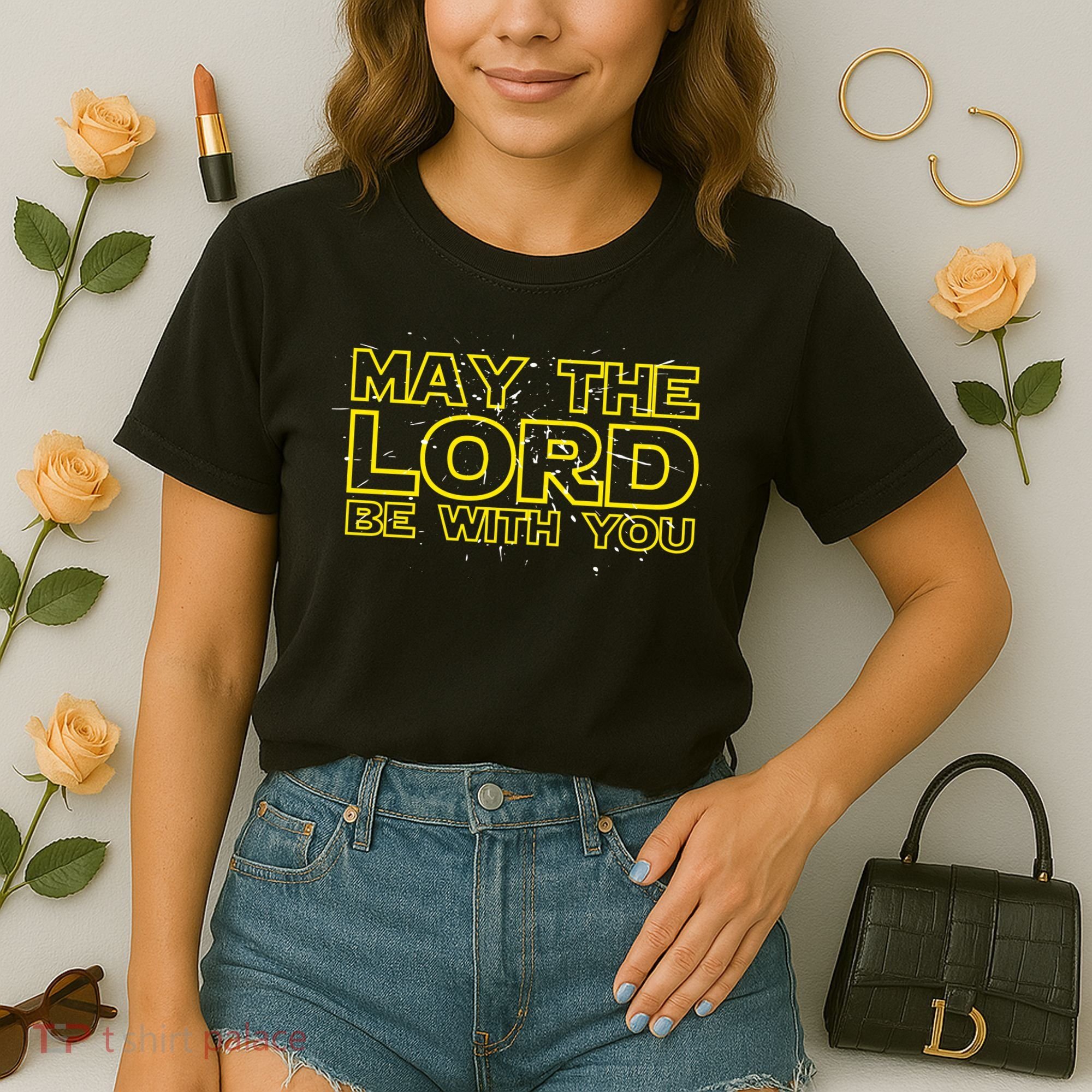 May The Lord Be With You Comfort Colors Boxy T-Shirt