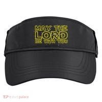 May The Lord Be With You Adult Drive Performance Visor thumb 0