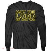 May The Lord Be With You Tie-Dye Long Sleeve Shirt thumb 0
