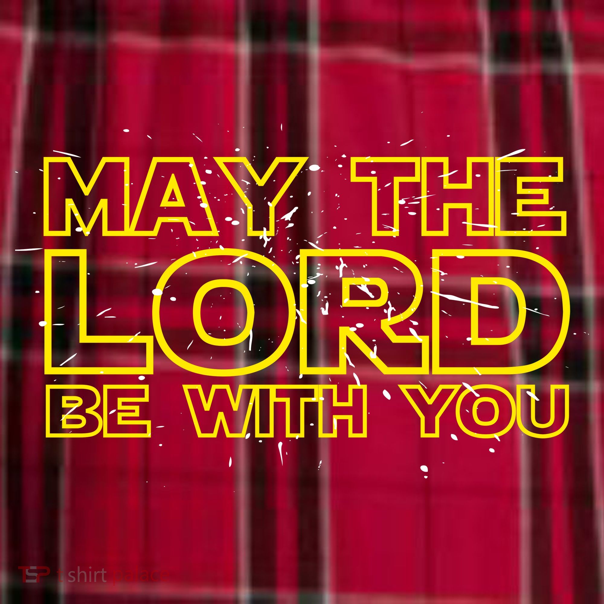 May The Lord Be With You Women's Flannel Plaid Pajama Pants