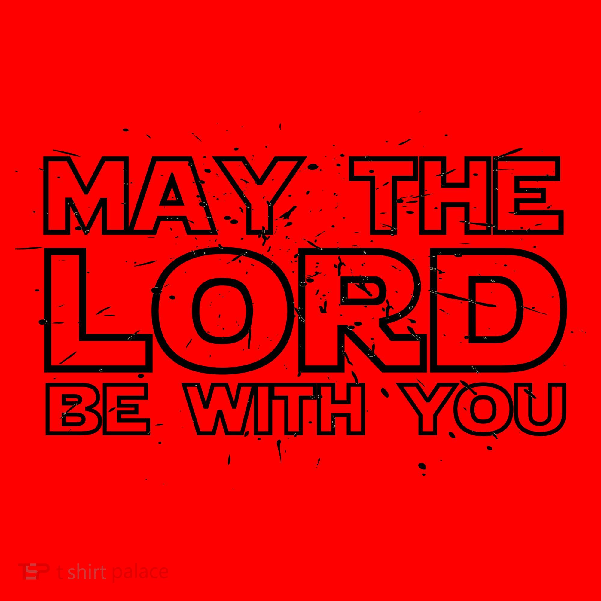 May The Lord Be With You Santa Hat