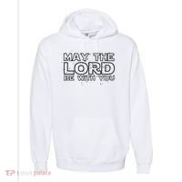 May The Lord Be With You Comfort Colors Garment-Dyed Hooded Sweatshirt thumb 0