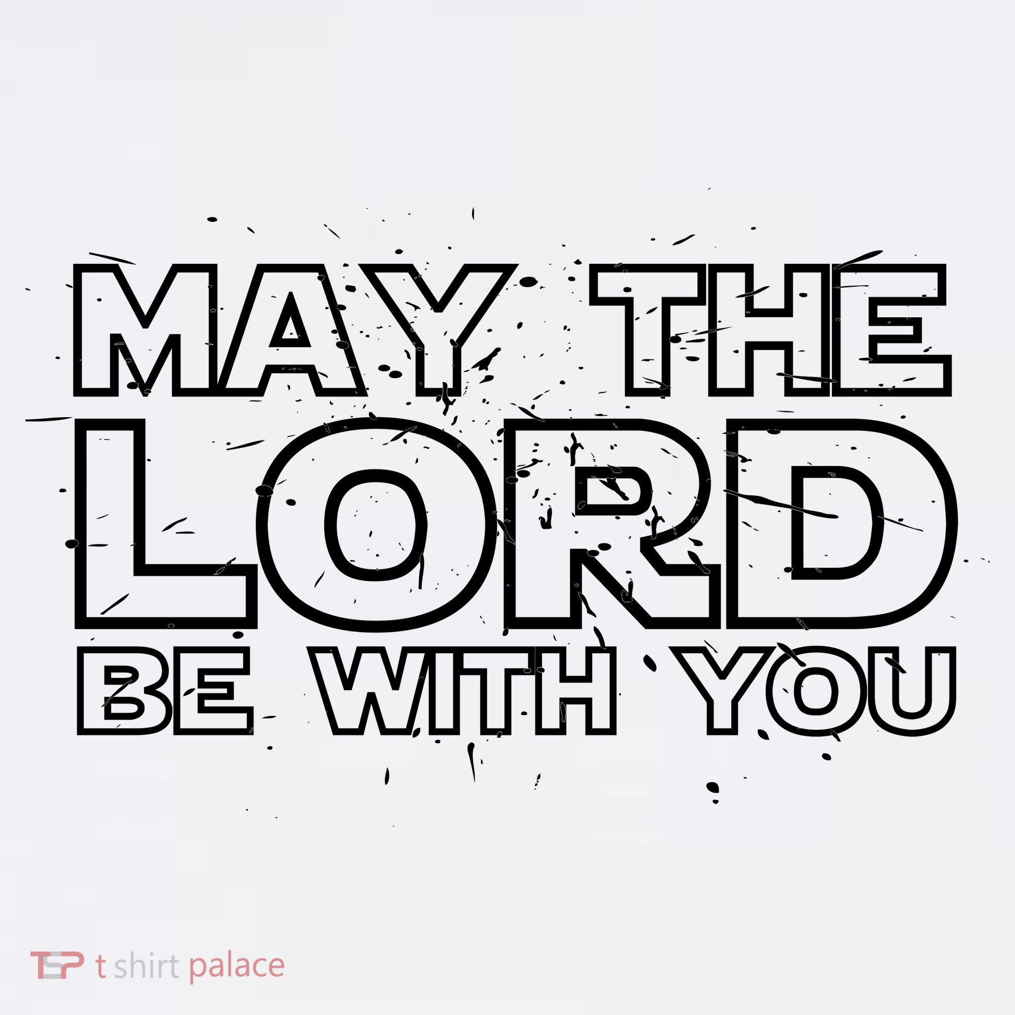May The Lord Be With You Comfort Colors Garment-Dyed Hooded Sweatshirt