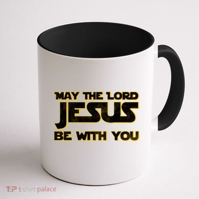 May The Lord Jesus Be With You Coffee Mug back