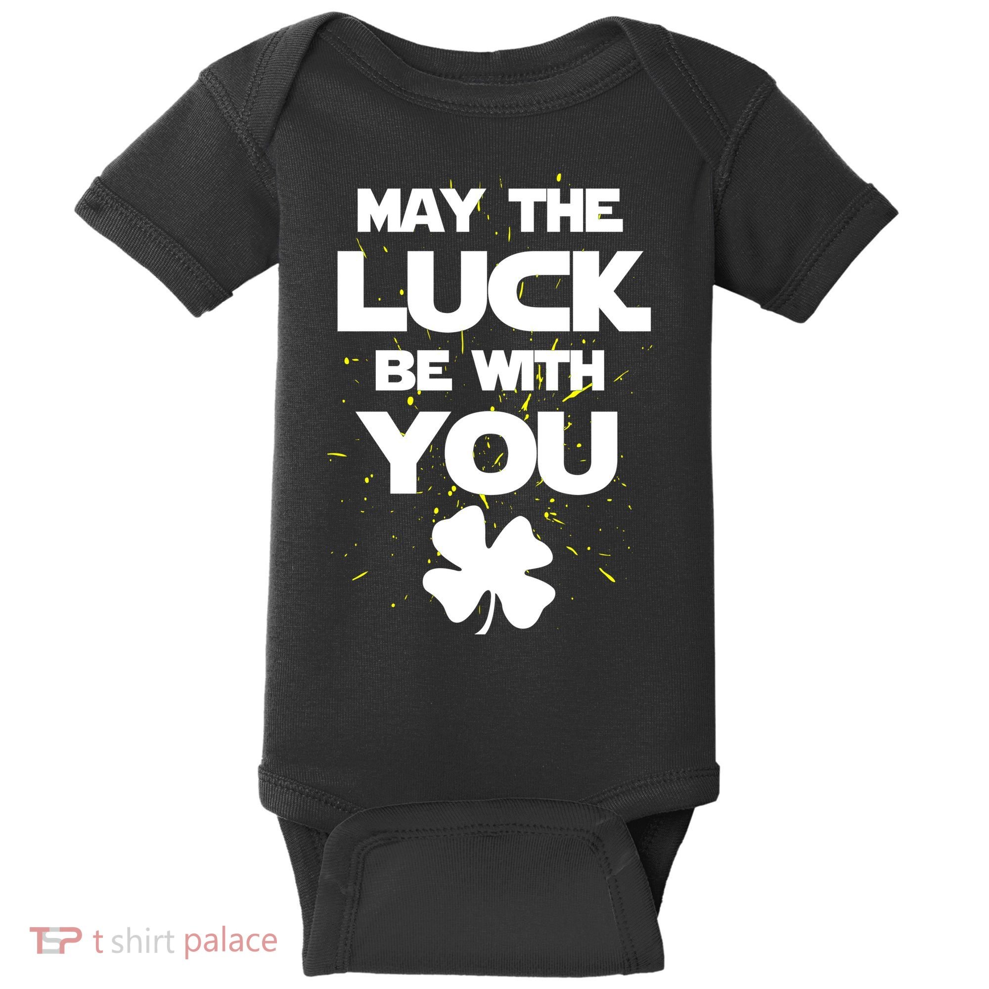 May The Luck Be With You Irish Parody Baby Bodysuit