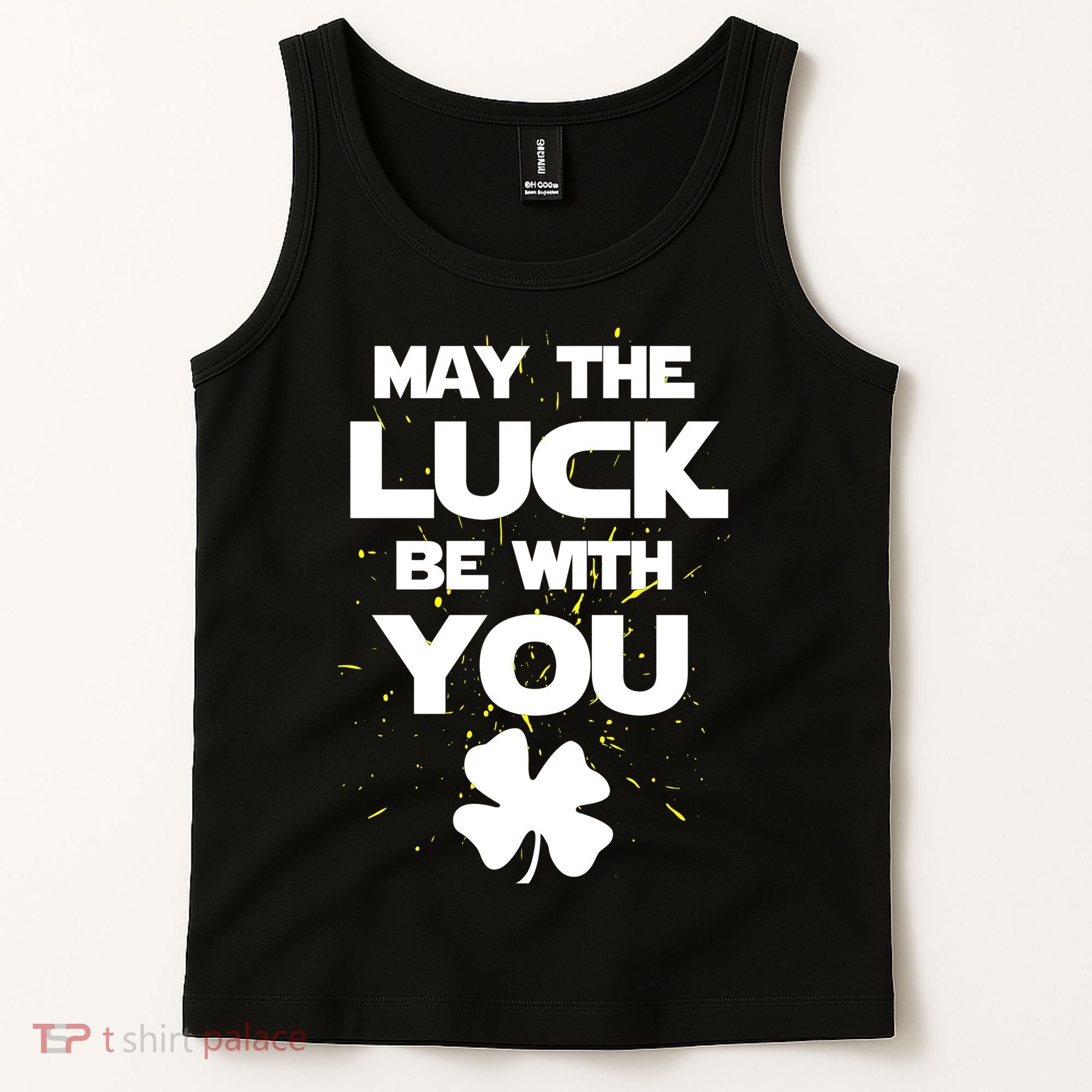 May The Luck Be With You Irish Parody Tank Top