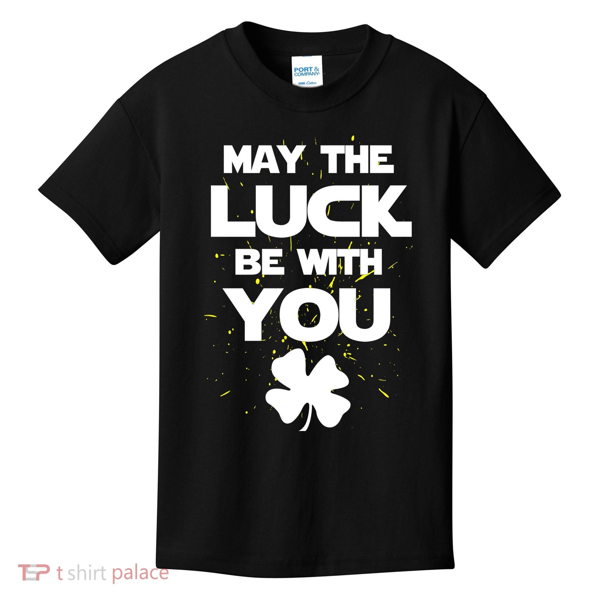 May The Luck Be With You Irish Parody Kids T-Shirt