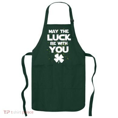 May The Luck Be With You Irish Parody Apron