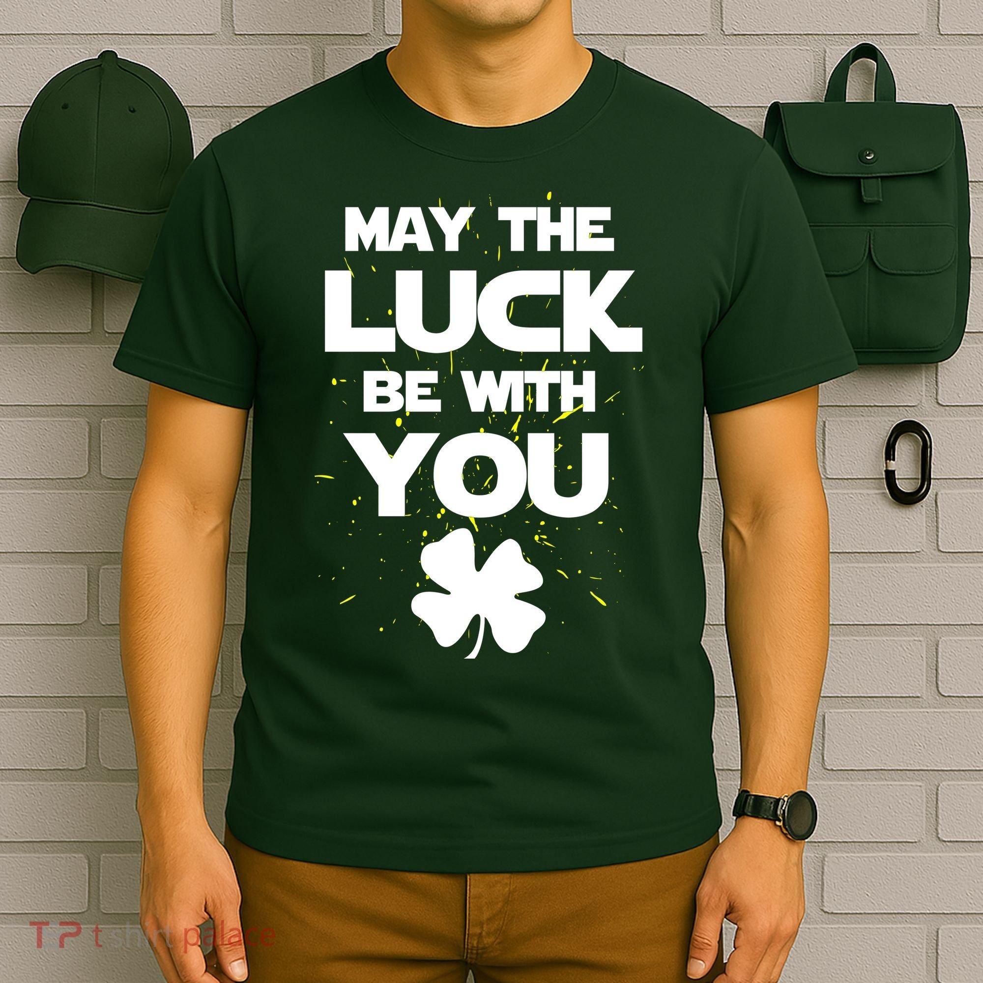 May The Luck Be With You Irish Parody T-Shirt