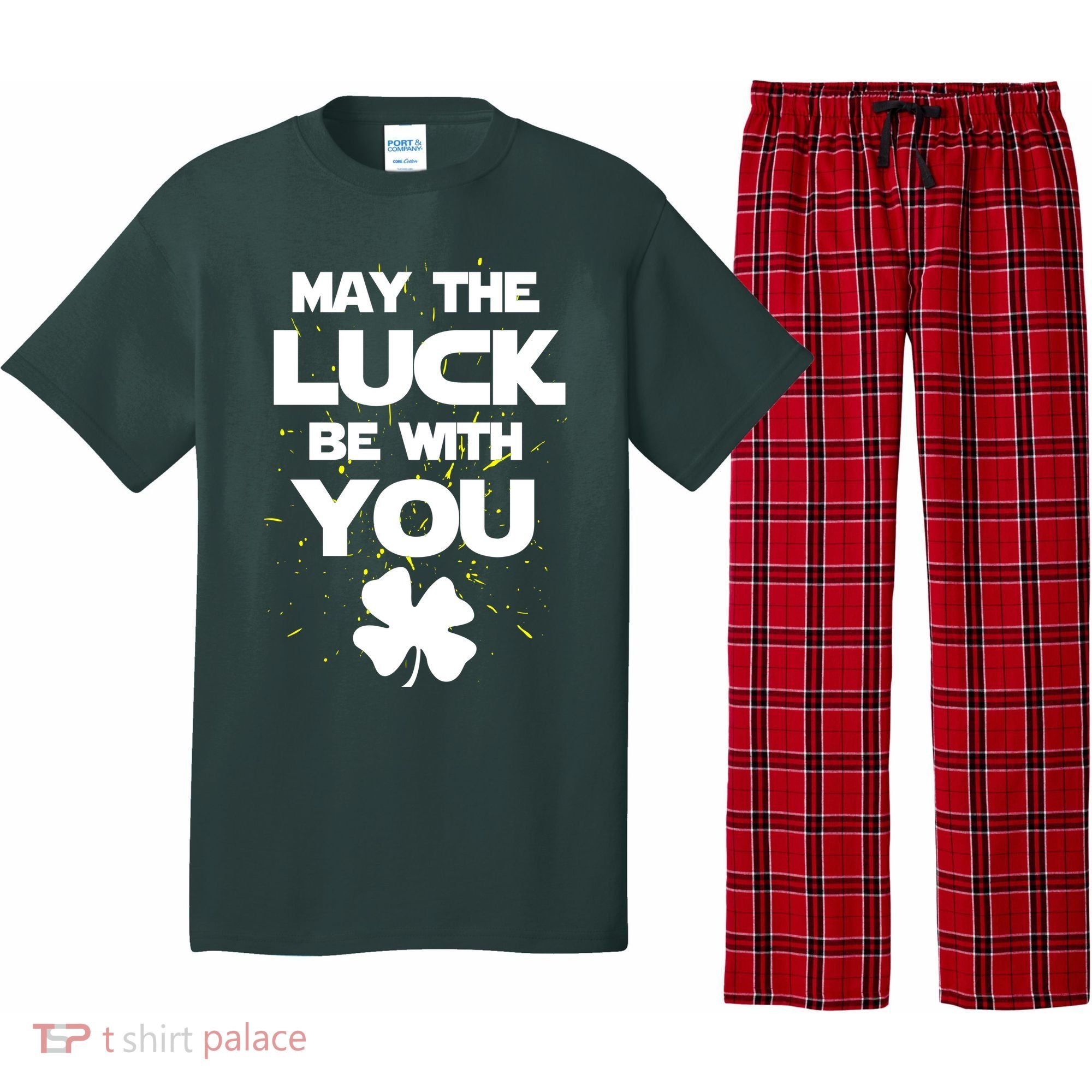 May The Luck Be With You Irish Parody Pajama Set