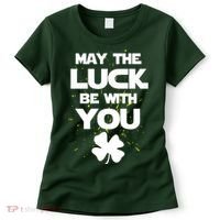 May The Luck Be With You Irish Parody Women's T-Shirt thumb 0