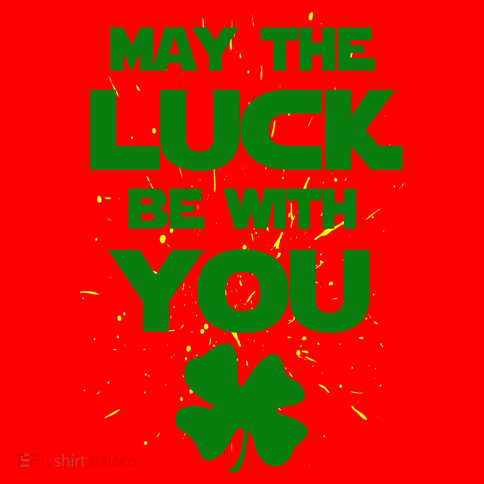 May The Luck Be With You Irish Parody Santa Hat