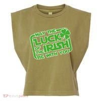 May The Luck Of The Irish Be With You Garment-Dyed Women's Muscle Tee thumb 0