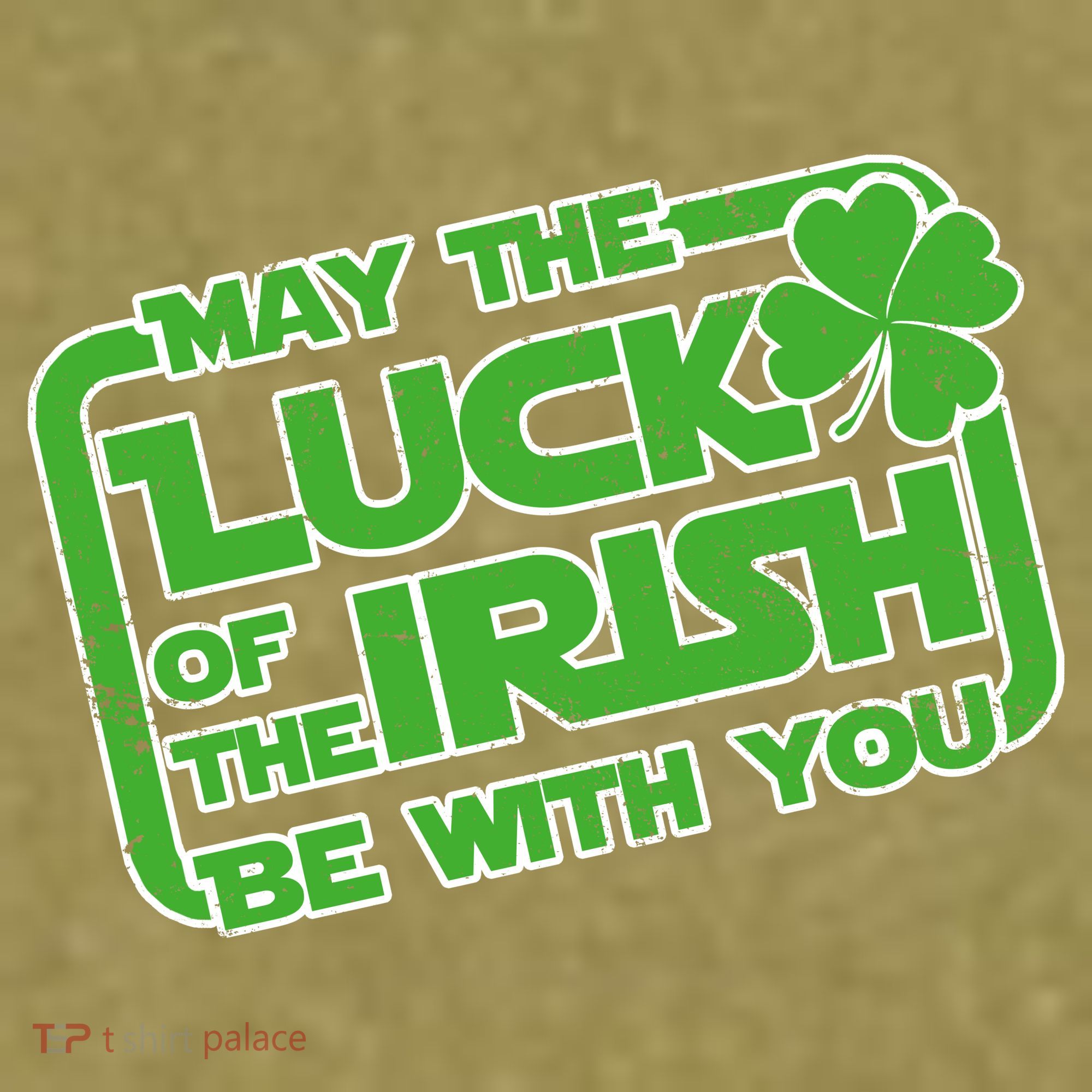 May The Luck Of The Irish Be With You Garment-Dyed Women's Muscle Tee
