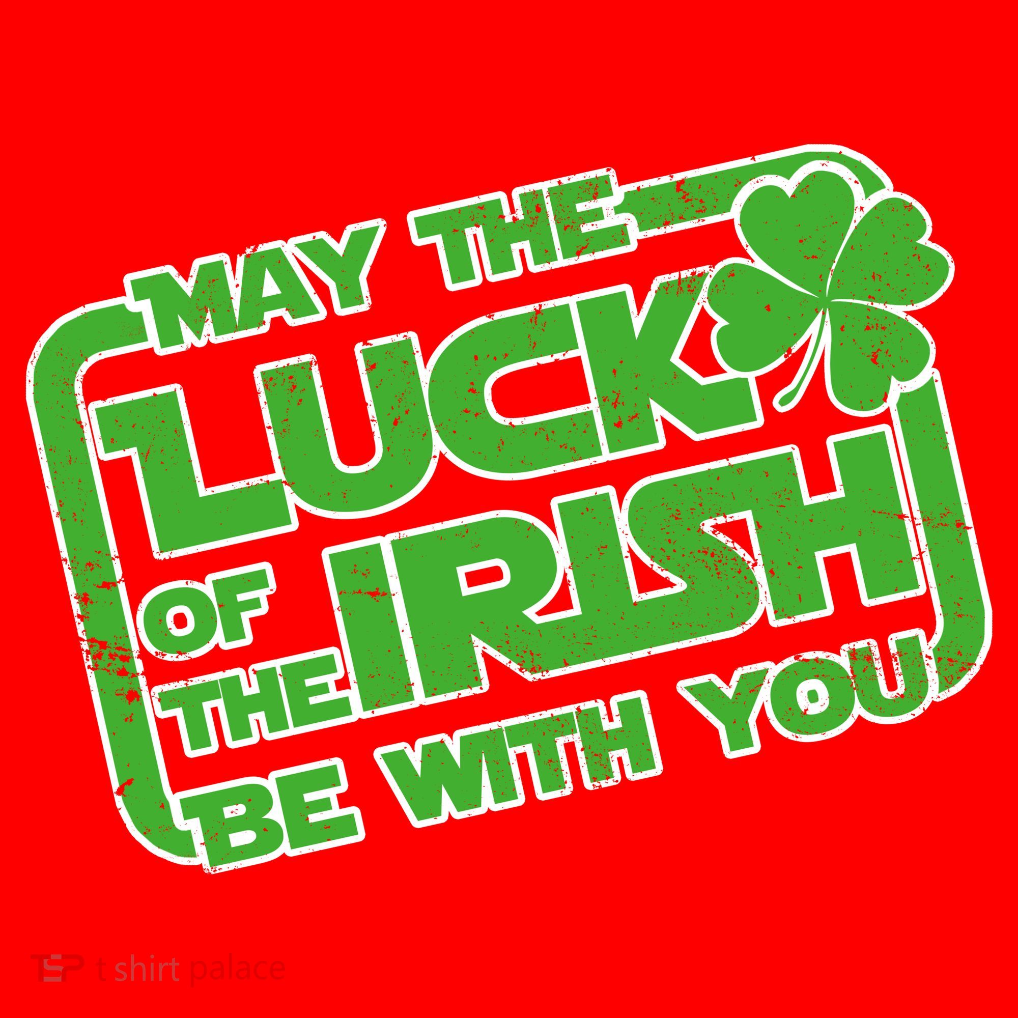 May The Luck Of The Irish Be With You Santa Hat