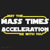 May The Mass Times Acceleration Be With You Hat thumb 2
