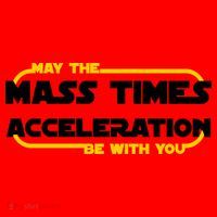 May The Mass Times Acceleration Be With You Santa Hat thumb 1