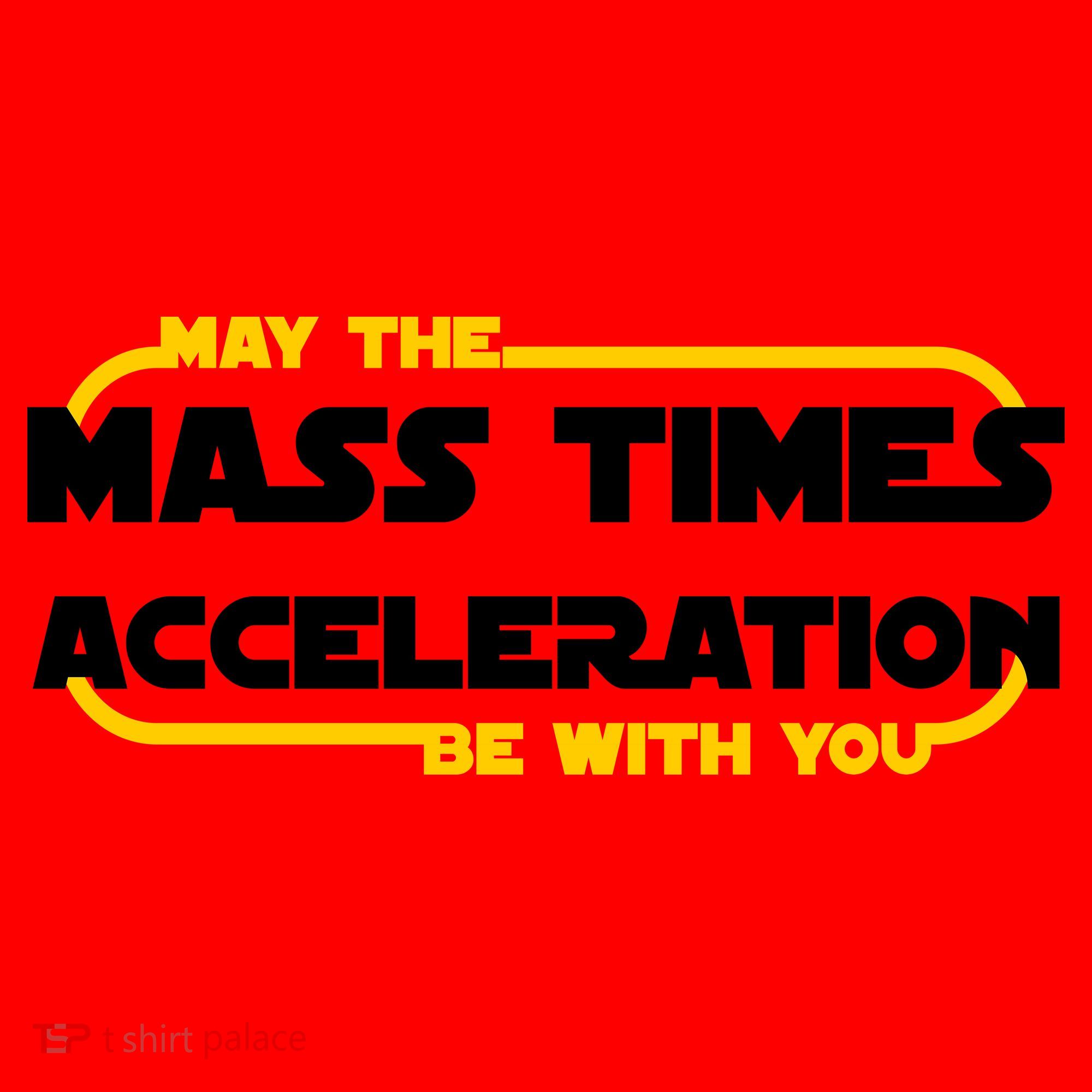 May The Mass Times Acceleration Be With You Santa Hat