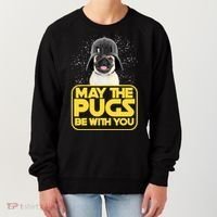 May The Pugs Be With You Women's Sweatshirt thumb 0