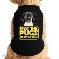 May The Pugs Be With You Doggie Tank thumb 0