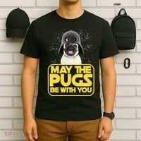 May The Pugs Be With You T-Shirt thumb 6