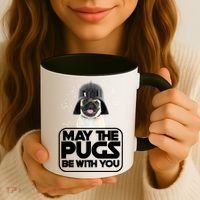 May The Pugs Be With You Coffee Mug thumb 3