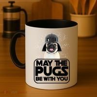 May The Pugs Be With You Coffee Mug thumb 4