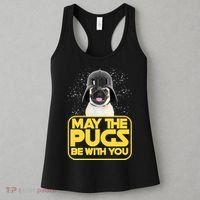 May The Pugs Be With You Women's Tank Top thumb 3