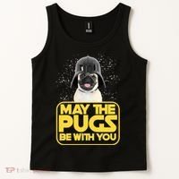 May The Pugs Be With You Tank Top thumb 2