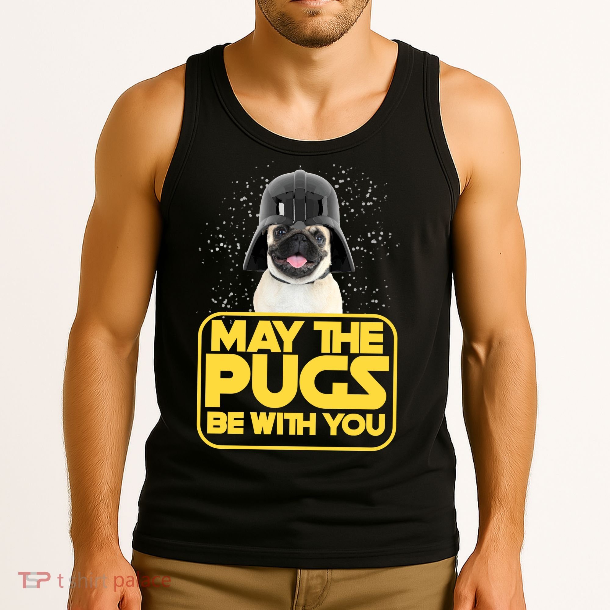 May The Pugs Be With You Tank Top