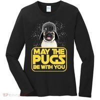 May The Pugs Be With You Women's Long Sleeve Shirt thumb 0