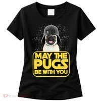 May The Pugs Be With You Women's T-Shirt thumb 0