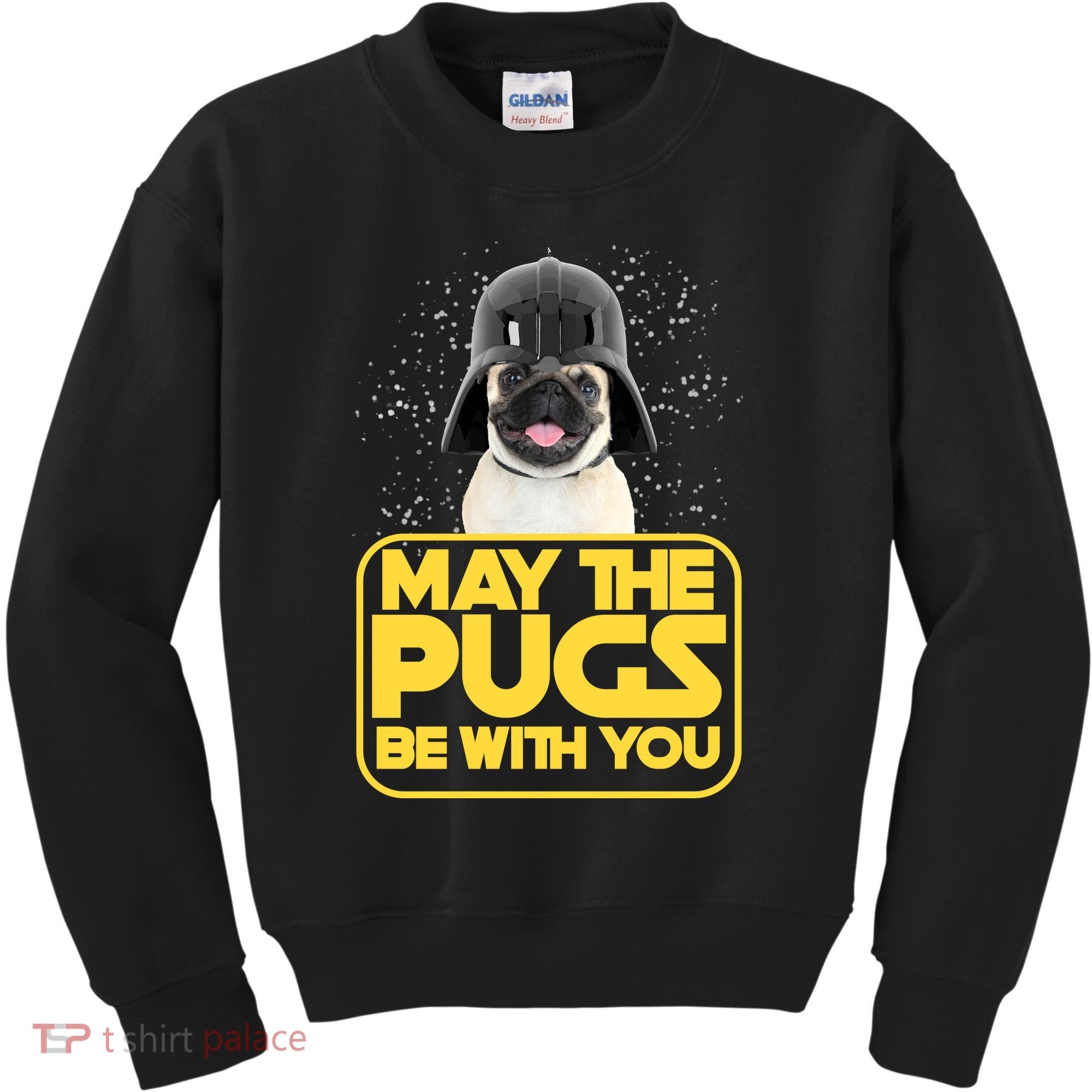 May The Pugs Be With You Kids Sweatshirt
