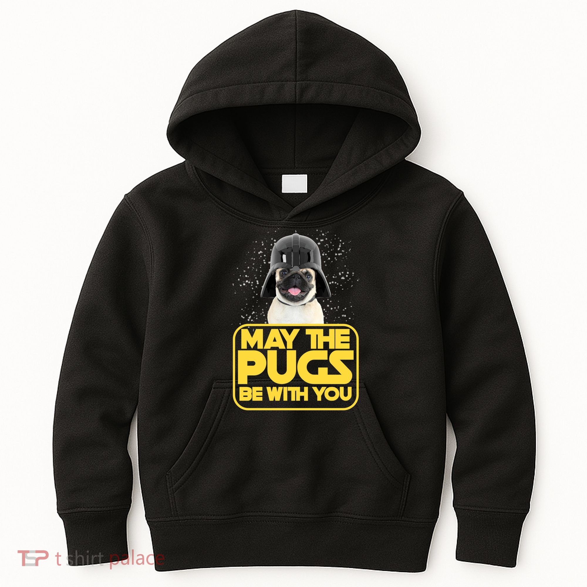 May The Pugs Be With You Kids Hoodie