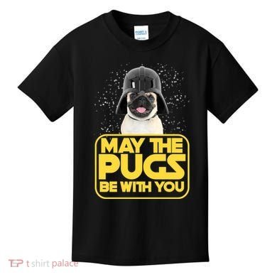 May The Pugs Be With You Kids T-Shirt