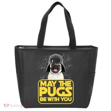 May The Pugs Be With You Tote Bag