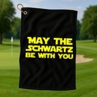 May The Schwartz Be With You Golf Towel thumb 1
