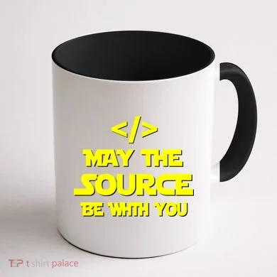 May The Source Be With You Coffee Mug back