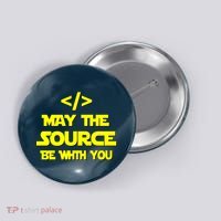 May The Source Be With You Button thumb 0