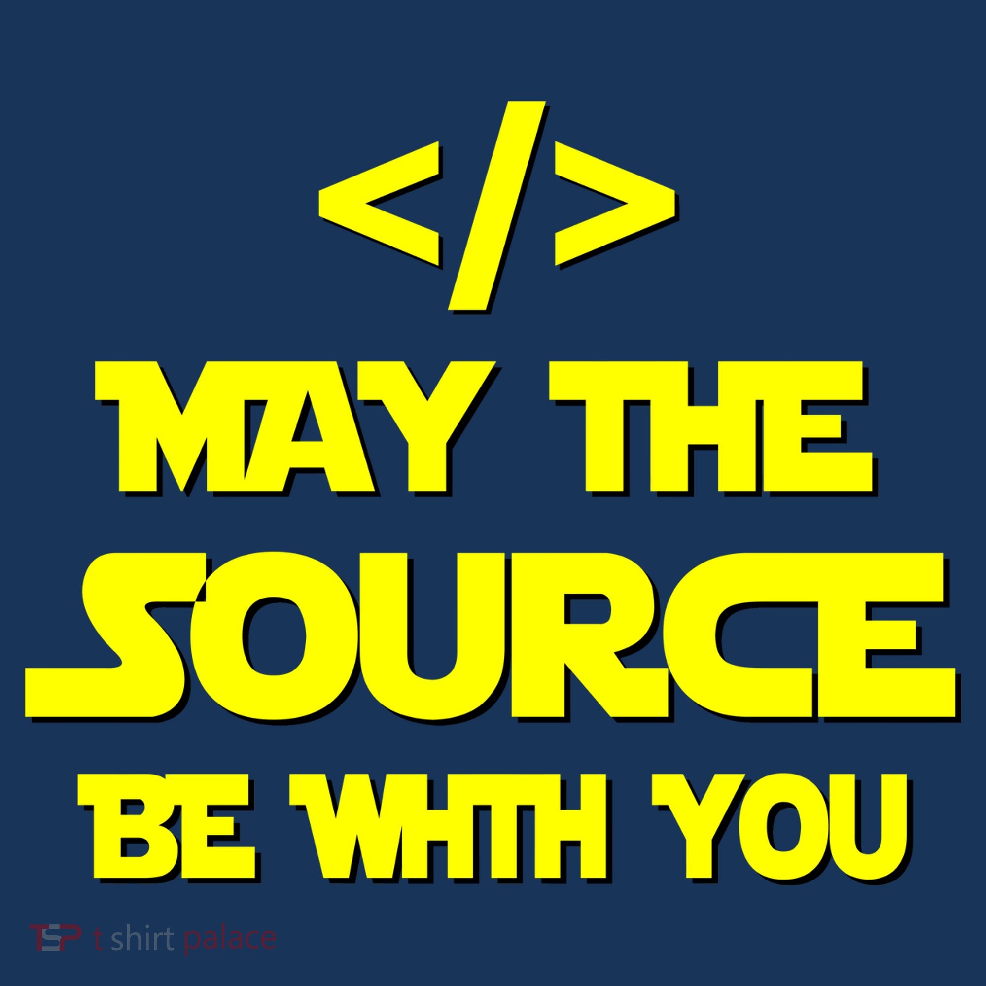 May The Source Be With You Button