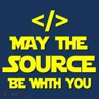 May The Source Be With You Polo thumb 2