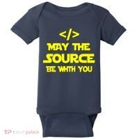 May The Source Be With You Baby Bodysuit thumb 0