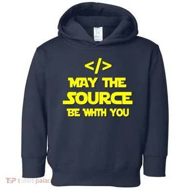 May The Source Be With You Toddler Hoodie