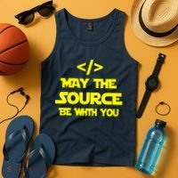 May The Source Be With You Tank Top thumb 4