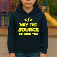 May The Source Be With You Kids Hoodie thumb 3