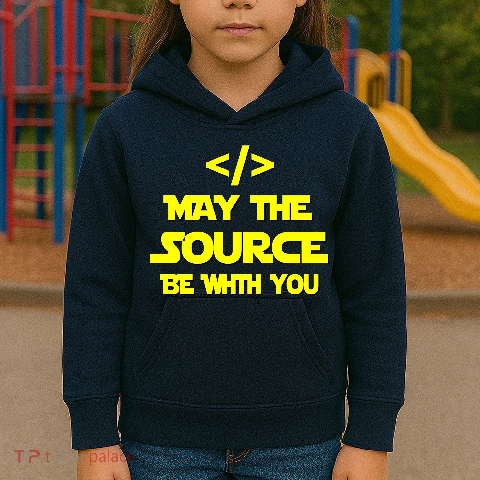 May The Source Be With You Kids Hoodie