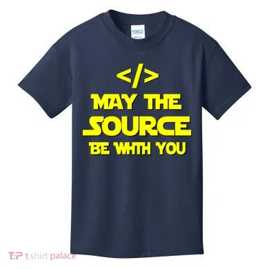May The Source Be With You Kids T-Shirt