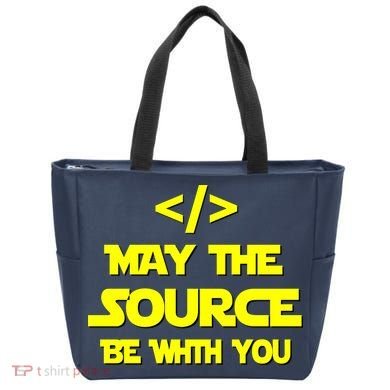 May The Source Be With You Tote Bag