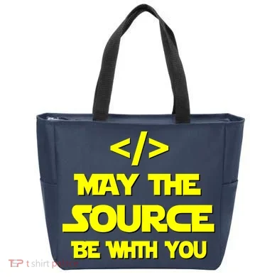 May The Source Be With You Tote Bag