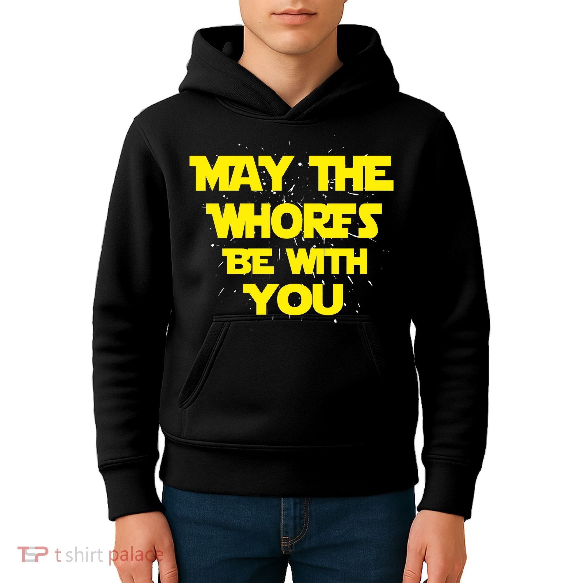 May The Whores Be With You Kids Hoodie